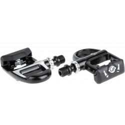 Педали ONRIDE Roady Pro (контактные шоссе), алюминий, (80x93) пром., черный