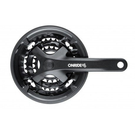 Комплект шатунов ONRIDE Trio 920P, под квадрат, 170 мм, 22-32-44Т, на 9 шв., черный