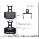 Колодки гальмівні напівметал DUST DS-13S Formula R1 Racing, T1, R1, RO, C1, CR3, Mega, The One, RX, RR1
