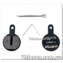 Колодки тормозные полуметалл disc DUST DS-17S YINXING DB-01