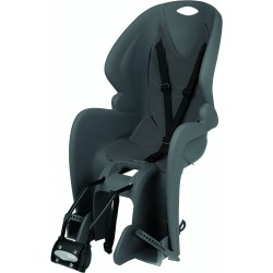 Детское велокресло заднее Dieffe Bikey GP FM, на подседельную трубу, 22 кг, темно серый/серый