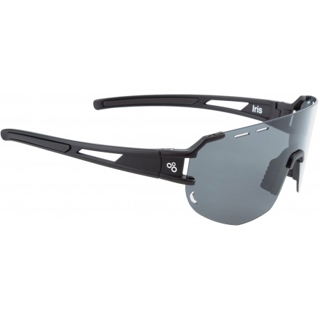 Очки ONRIDE Iris, черные с дымчатыми линзами (17%) в жестком чехле