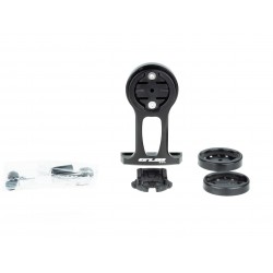 Тримач велокомп'ютера GUB G-690 у кришку виноса, для Garmin, алюмінієвий, чорний