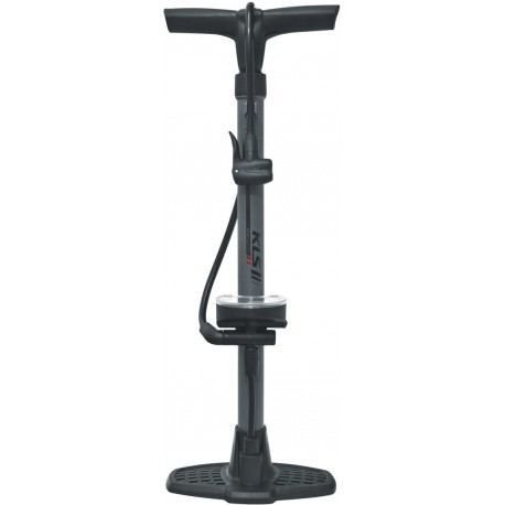 Насос підлоговий пластиковий з манометром KLS Twister Pro універсальний вентиль