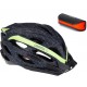 Шлем ONRIDE Grip черный/зеленый L (58-61 см) + Мигалка ONRIDE Slit