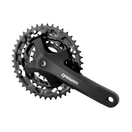 Шатуни PROWHEEL MPE-301 під квадрат, 170мм, 22-32-42Т, з захистом, чорний