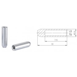 Кінцевик Alligator для троса перемикання 1.6 мм сріблястий, уп. 500 шт