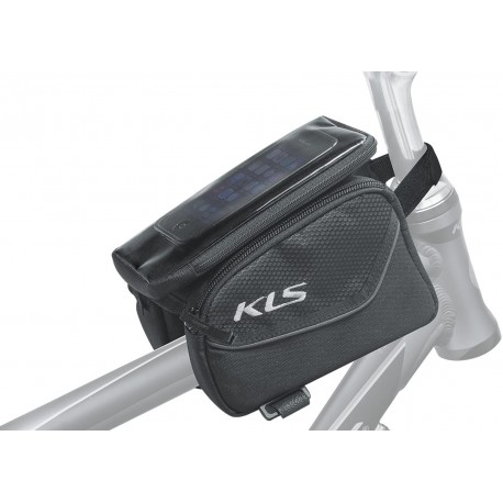 Сумка з кріпленням на раму і винос KLS Alpha (0,9 л) чорний