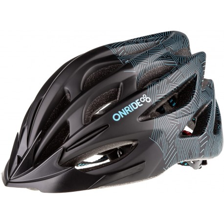 Шолом ONRIDE Mount чорний/синій M (55-58 см)
