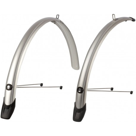 Комплект крыльев POLISPORT Towny 26" (51 мм) CITY/TRECKING серебристый