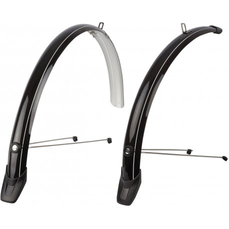 Комплект крил POLISPORT Towny 28" (46 мм) CITY/TRECKING чорний