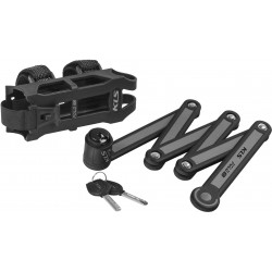 Фолдинговый замок под ключ KLS Fold 30 серый 3,5х750 мм