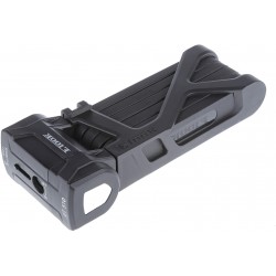 Велозамок ETOOK ET510S 5 х 750 мм фолдінговий чорний