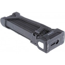 Велозамок ETOOK ET510L 5 х 900мм фолдінговий чорний