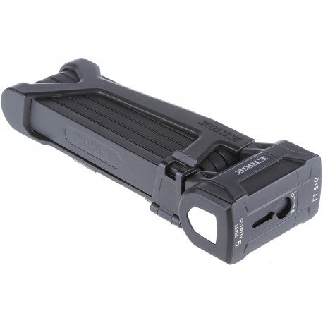 Велозамок ETOOK ET510L 5х900мм фолдинговый черный