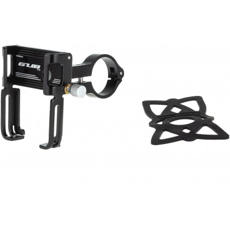 Тримач гаджета GUB P 10 на кермо алюмінієвий чорний