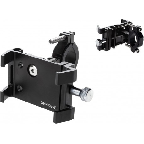 Держатель гаджета ONRIDE Holder 50, алю., ширина 65 – 95 мм, вращение на 360°, ? 20 – 36 мм