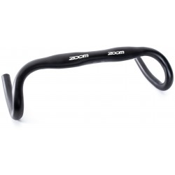 Кермо шосе "баран" AL 31,8мм ZOOM DR-AL-194BT FOV L440мм чорний баттірований (чорний)