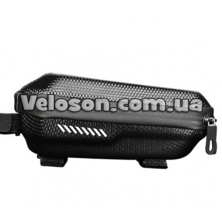 Велосумка -кейс на верхн. трубу рамы BC-BG169 23*10*9cm черный