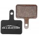 Гальмівні колодки Alligator для Shimano MT200/M475/M525 напівметалічні