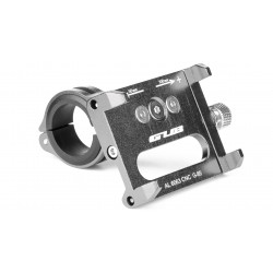 Тримач гаджета GUB G-85 на кермо/винос алюмінієвий, титан