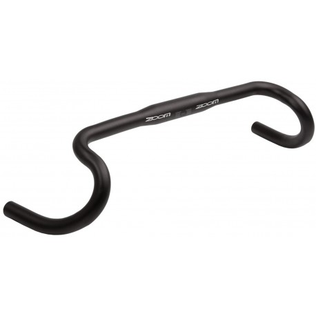 Руль шоссе "баран" AL 31.8мм ZOOM GRAVEL DR-AL-311BT FOV 440*560мм черный (черный)