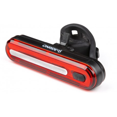 Заднє світло ONRIDE Inferno 20 чорний (100 lm, 700 mAh), пластикове