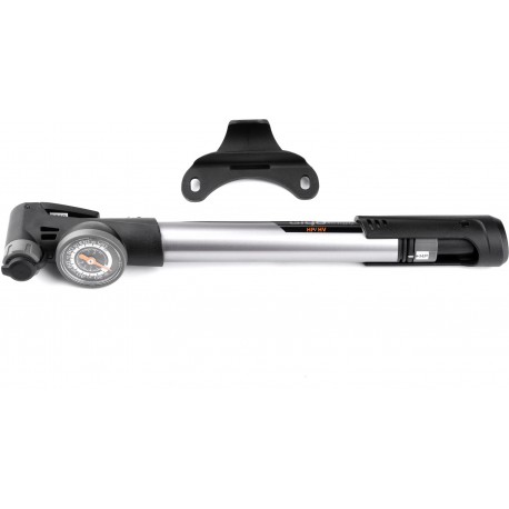 Насос компактный Giyo GP-993, алюминиевый, умный клапан, круглый манометр, два режима, 28 см, 80/