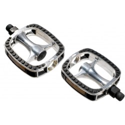 Педали алюминиевые KLS Trail 30 насыпной подшипник / стальная ось