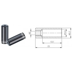 Конец рубашки Alligator 4.3*5.7*14.5 мм уп. 25