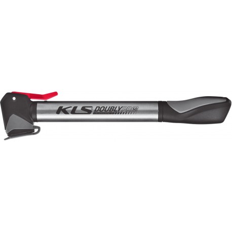 Насос компактний алюмінієвий телескопічний KLS Doubly 50 універсальний вентиль