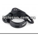 Хомут п/сід 31.8 чорний анодований з ексцентром. GUB