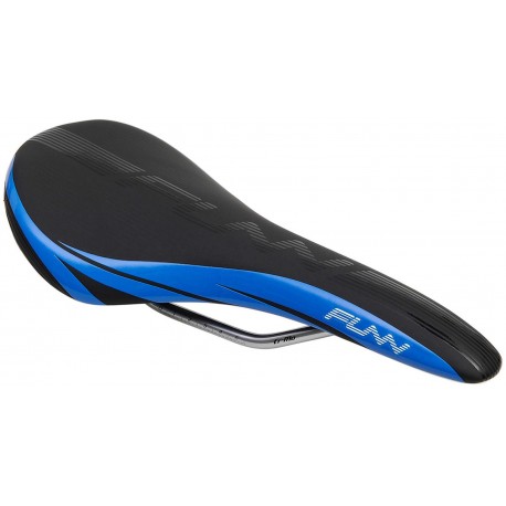 Седло FUNN Adlib, PU/PP, CrMo, 132 мм, черный/синий