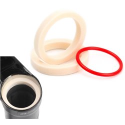 Кільце проставочне передньої вилки паралон 4,5*34 чорний RISK RA143