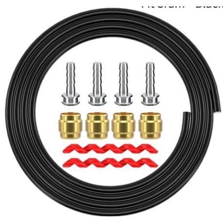 Рубашка троса тормоза 2500 SRAM RISK RC115-3-1 чорний с оливками и болтами