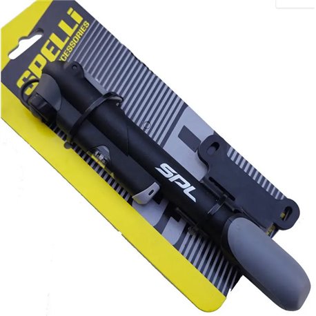 Насос (PL) SPM-1041S/41P, пластиковий, з манометром, Клапан- Schrader\Presta(AV\FV), з Логотипом