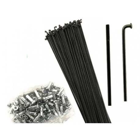 Спица 14Gx252 мм (100 шт комплект) черная