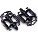 Педалі алюмінієві сріблясті на підшипниках кульки (мод R-104Bk)