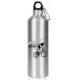 Фляга алюминиевая бутылка 0,75 л обьем серебристая