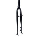 Вилка 28" жесткая ST 1-1/8 шток-290mm безрезная disc/v-br черный