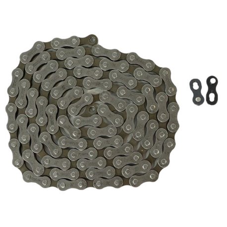 Ланцюг 6/7/8 116 лан. замок КМС Z-7 gray/brown