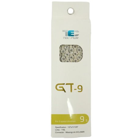 Ланцюг 9 116 лан. замок TEC GT-9  NP/NP BOX