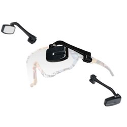 Зеркало з кріпленням на окуляри пластик чорний VLT BC-BM125