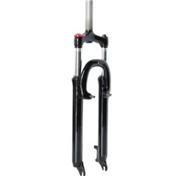 Вилка 29" Амортизаційна з локаутом disc/v-br ST 1-1/8 безрізьбова шток-260мм travel-100мм під ексцентрик чорний FSD LJ-641 (стал