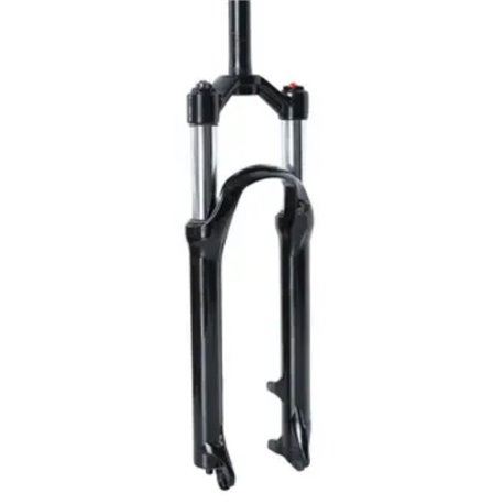 Вилка 26" Амортизаційна з локаутом повітряна система AL 1-1/8 шток-260мм безрізьбова travel-120мм disc під ексцентрик чорний LJ8