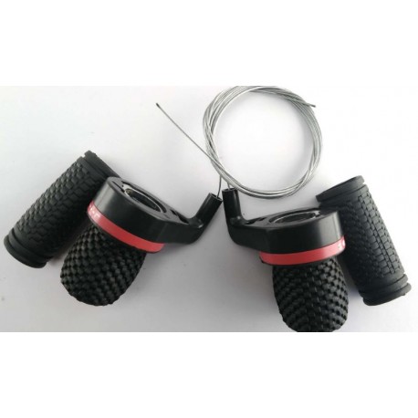 Грипшифт переключатели (3*7скоростей) с ручками руля комплект