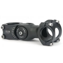 UNO вынос, Алюмин. Регулир, Под руль: 31,8мм Крепл. Под 4 Болта, 1-1\8",Черный, Длина:110мм, Угол: 0-60 град.