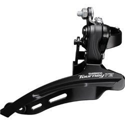 Перемикач перед. верхній хомут н/тяга  max-48T под трубу 31,8мм чорний SHIMANO FD-TZ510