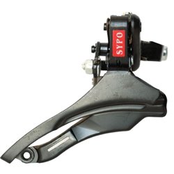 Перемикач перед. нижній хомут в/тяга  max-42T под трубу 31,8мм чорний SYPO YD-Q50