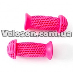 Грипсы PVC L95мм FSK-BH-139-A для детских велосипедов розовый